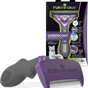FURminator Medium and Large Cats Short Hair Undercoat deShedding Tool NIB